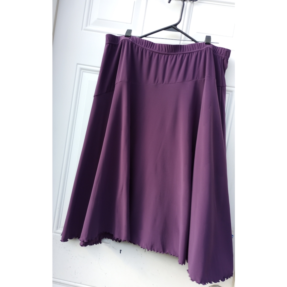 Sag Harbor 1X violet purple skirt